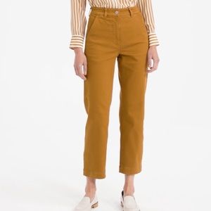 Everlane Straight-Leg Crop in Tapenade size 6
